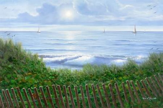 Beach of Dreams Canvas Art - Diane Romanello (20 x 28)