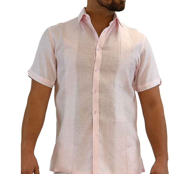 Beach shirt with front panel embroidery SIZE:2X COLOR:PK