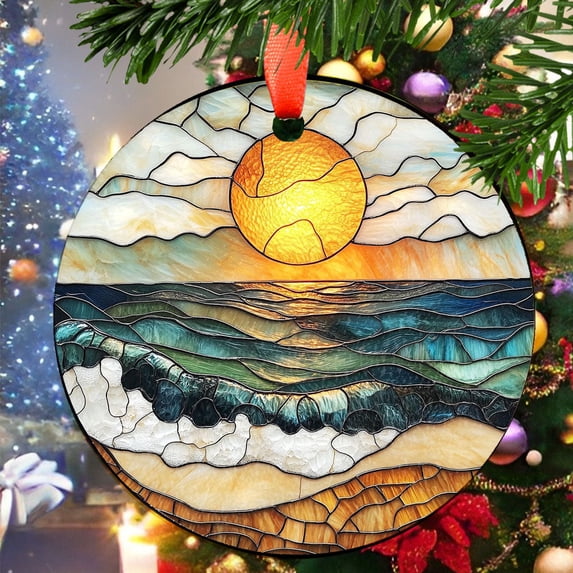 Beach13 Ceramic Christmas Ornament, Holiday Gift and Tree Decor ...