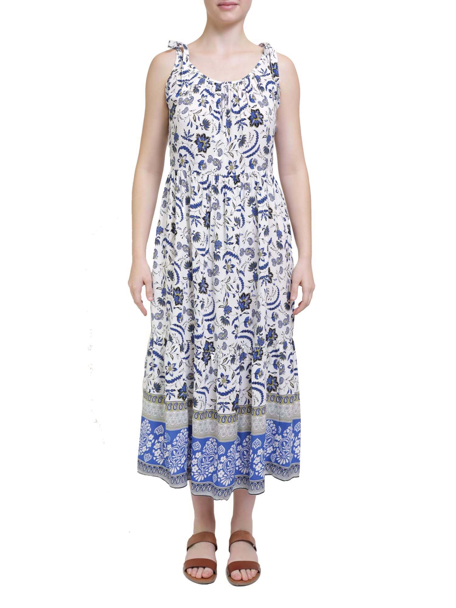 walmart beach lunch lounge dress Beachlunchlounge Womens Sleeveless Maxi Dress with Side Cutout Detail