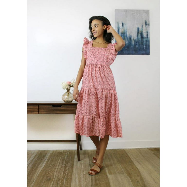 BeachLunchLounge Womens Alicia Maxi Dress with Tie Back Walmart