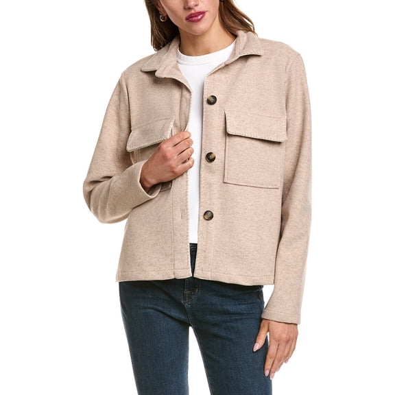 BeachLunchLounge womens  Tali Jacket, s, Brown