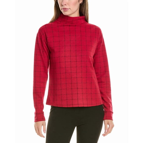 BeachLunchLounge womens  Tameron Plaid Sweater, xs