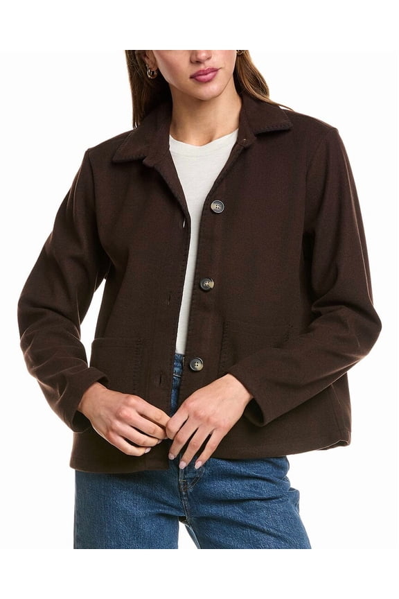 womens Tasha Jacket, xs, Brown