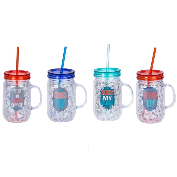 Beachcombers 4 Asst Acrylic Insulated Maso Royal