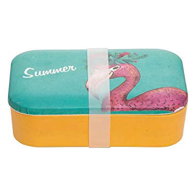 Beachcombers B22674 Flamingo Bamboo Container, 7.48-inch Length -  Walmart.com