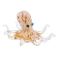 thumbnail image 1 of Beachcombers Blue Eyed Octopus Glass Art Tabletop Figurine 8 Inches, 1 of 2
