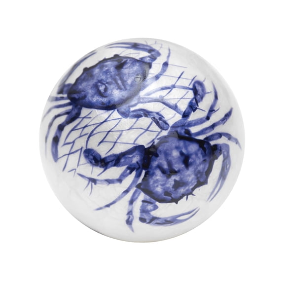 Crab Capiz Ball Decorative Object Figurine