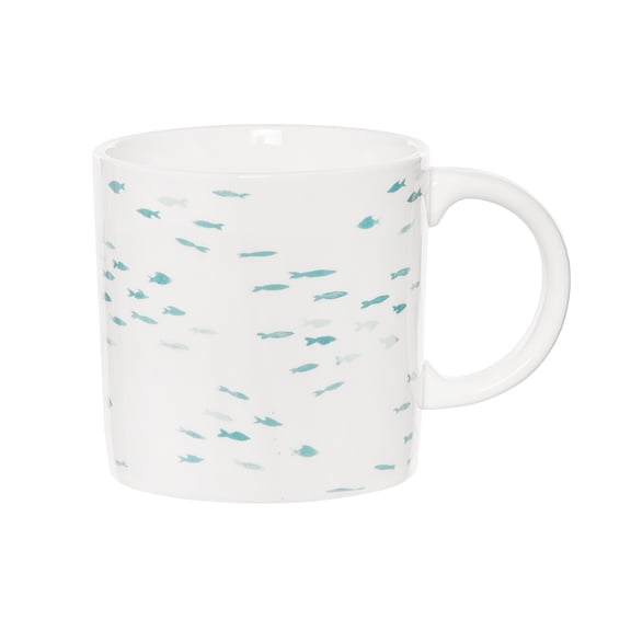 12 oz. Fish Theme Stoneware Coffee Tea Hot Cocoa Drinking Mug