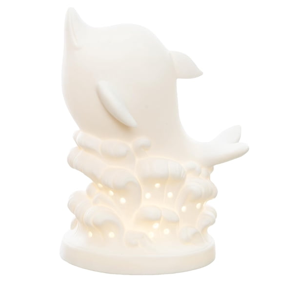Beachcombers LED Dolphin Figurine, 8.66-inches Height, Home Decor Accessories