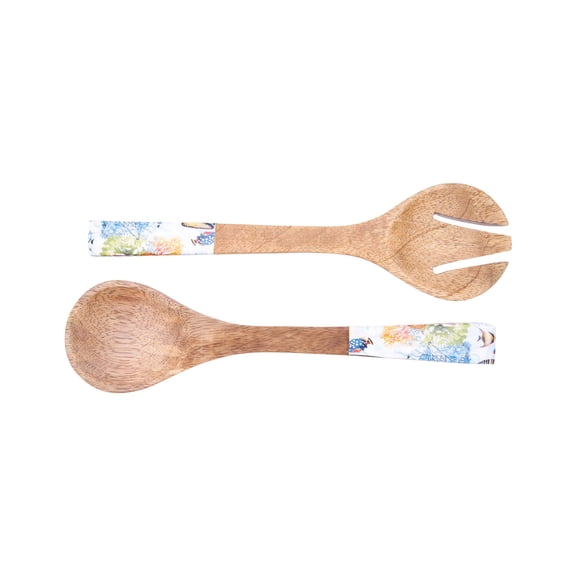 Beachcombers Makena Beach Serving Spoon, Set of 2, 12-inch Length, Kitchen Accessories