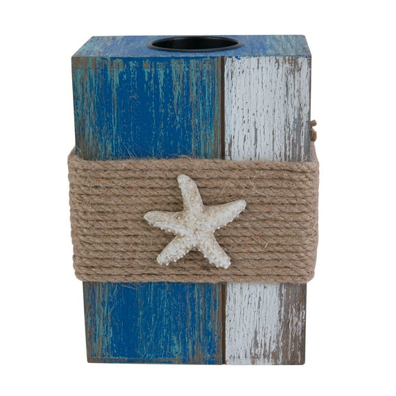 Beachcombers Med. Candle Holder With Rope Multi