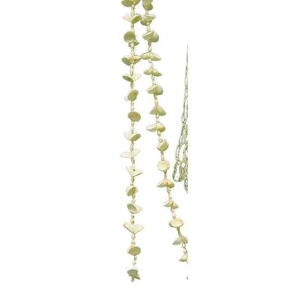 Beachcombers Clamrose and Nassa Christmas Tree Garland Natural Shells 9 Foot