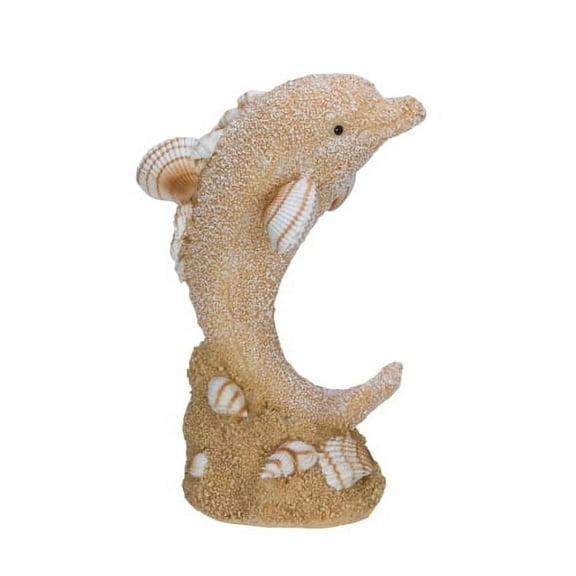 Beachcombers Resin Dolphin with Sand and Shells