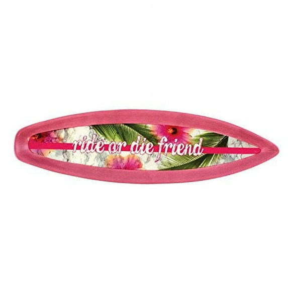Ride or Die Surfboard Dish Decor