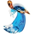 thumbnail image 1 of beachcombers coastal life Glass Turtle Curl Wave, 1 of 1