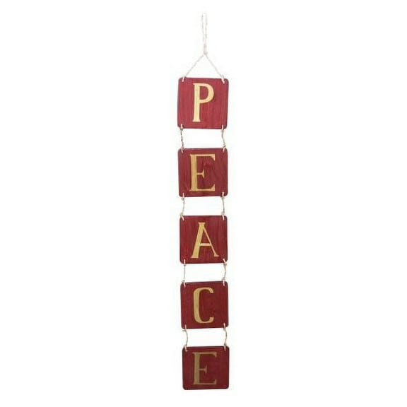 Beachcombers Vertical Peace Sign W/Rope