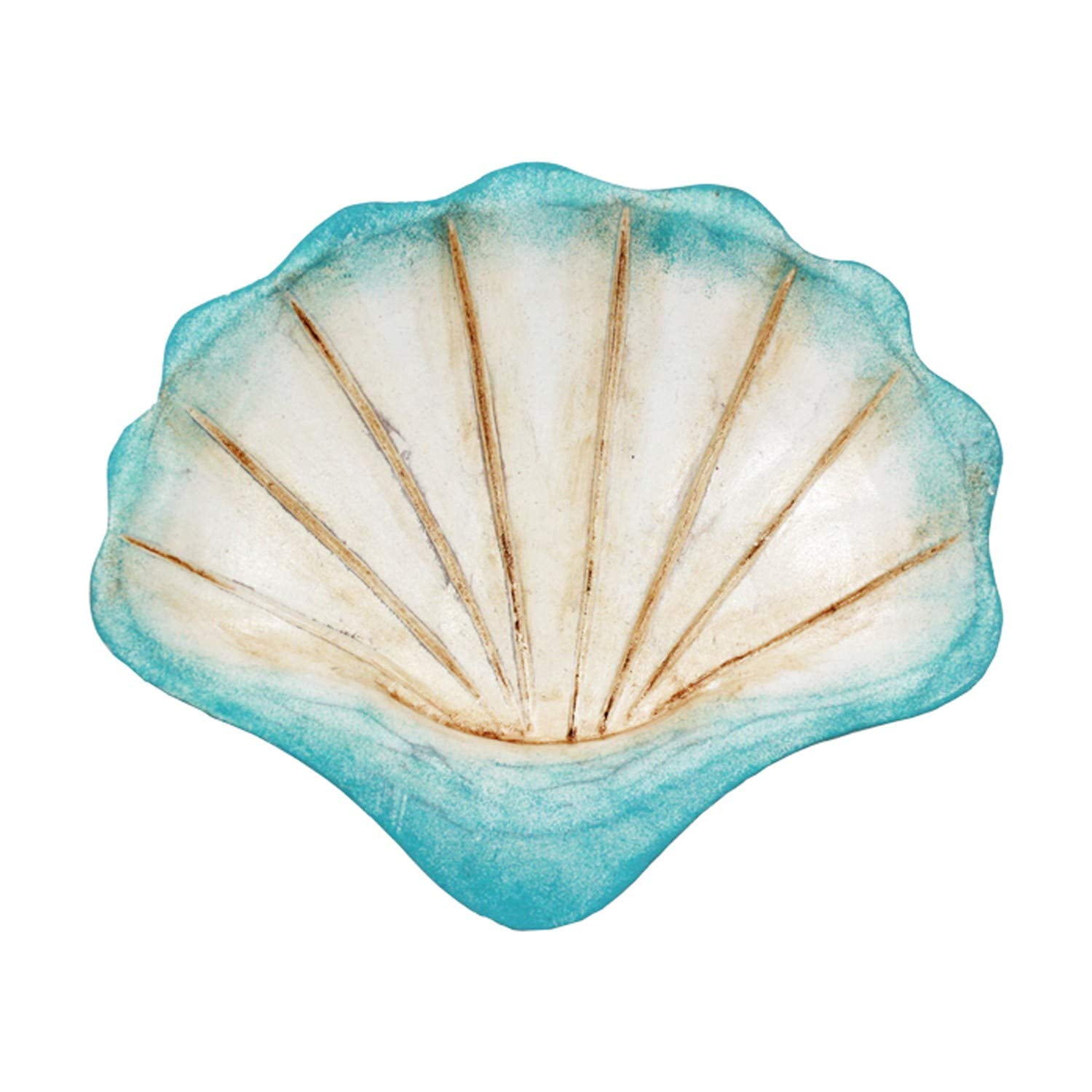 Beachcombers Wood Shell Bowl Home Decor