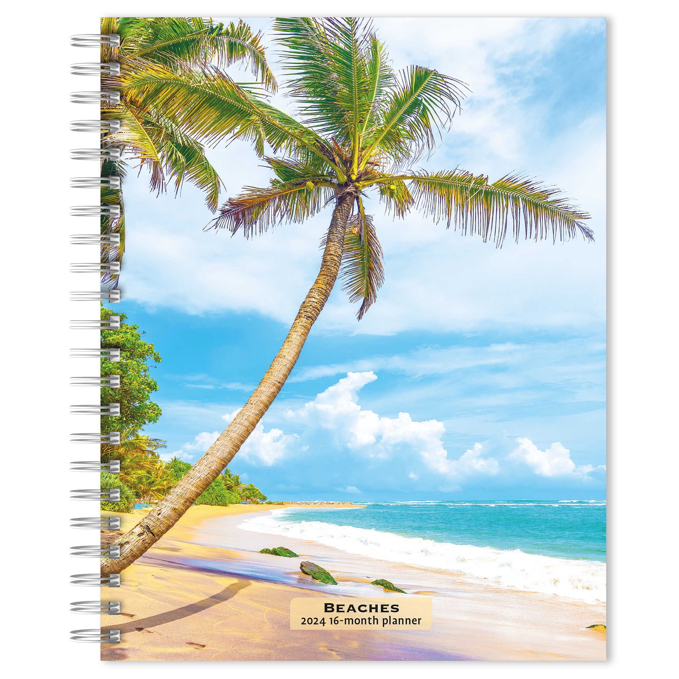 Beaches | 2024 6x7.75" Wire-O Engagement Planner Calendar | BrownTrout