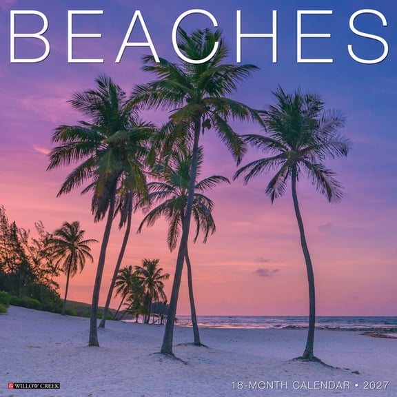 Beaches 2027 12 X 12 Wall Calendar, (Paperback)