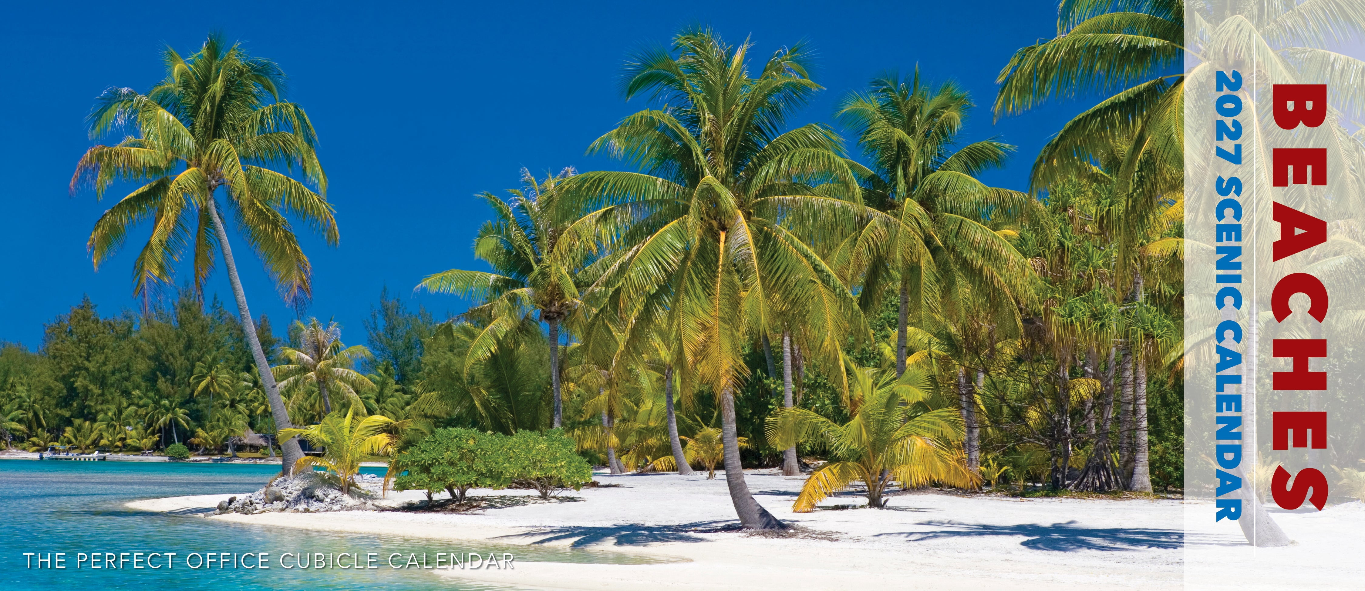 Willow Creek Press, Beaches 2027 Panoramic Wall Calendar