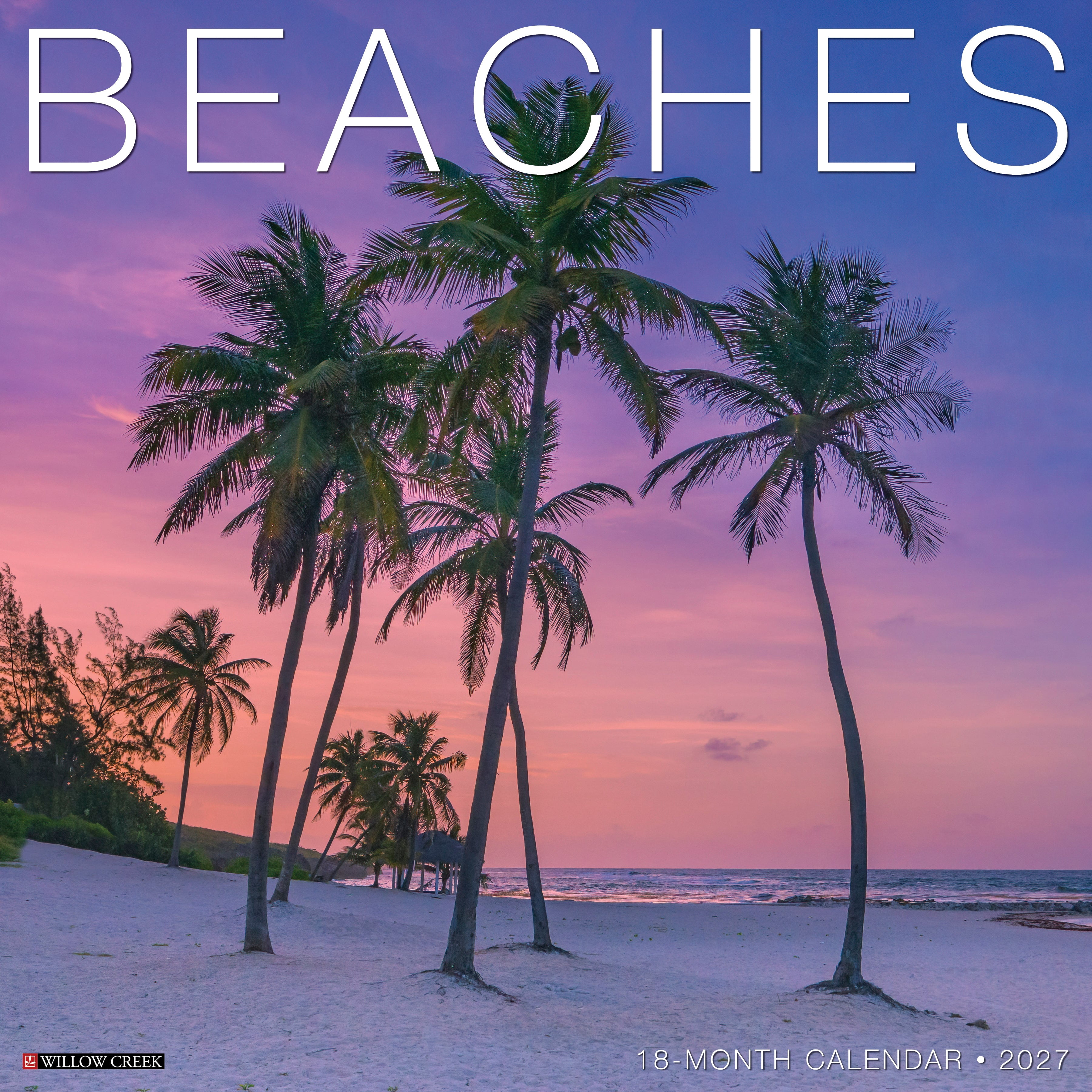 Willow Creek Press, Beaches 2027 Wall Calendar