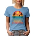 thumbnail image 1 of Beaches, Booze & Besties with a Beach, Baby Blue T-Shirt, XL, 1 of 5
