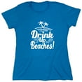 thumbnail image 1 of Beaches Sarcastic Humor Novelty Funny Women's Casual Tees, 1 of 3