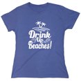 thumbnail image 1 of Beaches Sarcastic Humor Novelty Funny Women's Casual Tees, 1 of 3