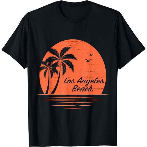 Beachside Bliss Vintage Retro California Sun Mom Dad Tropics T-Shirt