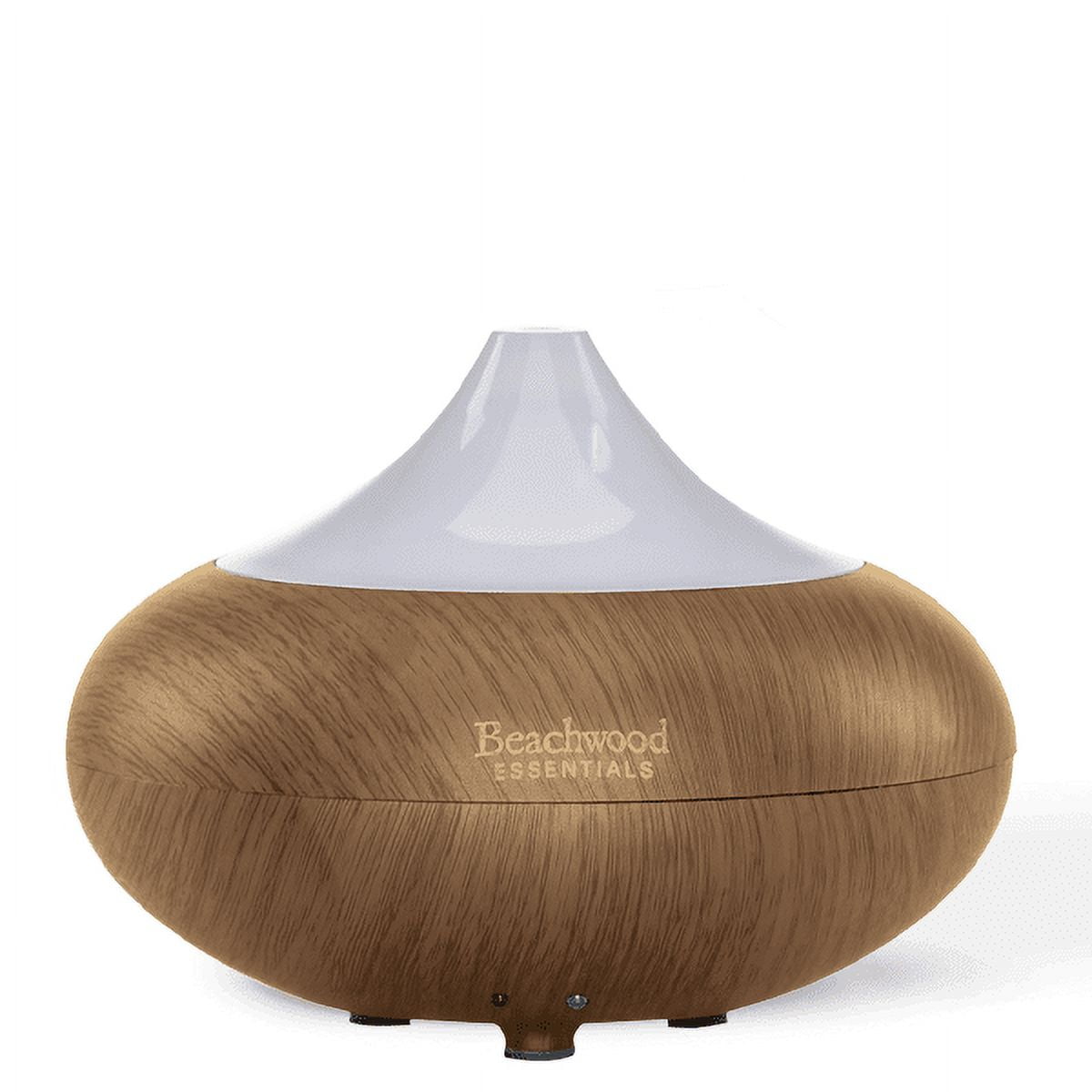 Light Wood Birch Ultrasonic Aromatherapy Diffuser with Ambient Light