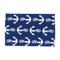 thumbnail image 1 of Beachy Anchor Cotton Placemats Set of 6, 13" x 19", 1 of 4