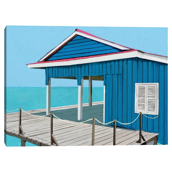 Beachy Blues by Studio Arts Canvas Art Print