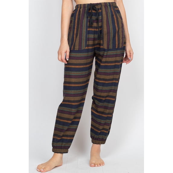 Beachy Boho Stripe Studio Pants