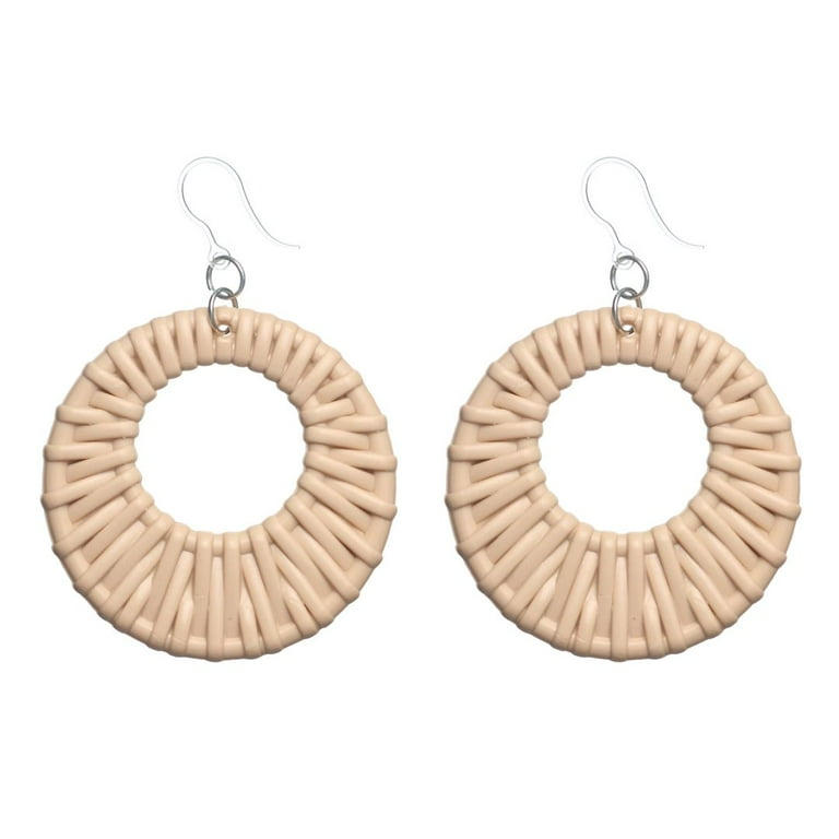 Beachy Hoop Dangles Hypoallergenic Earrings for Sensitive Ears
