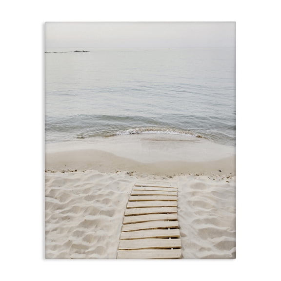 Stupell Industries Beachy Planked Walkway Canvas Wall Art, design by Sisi and Seb, 40 x 30