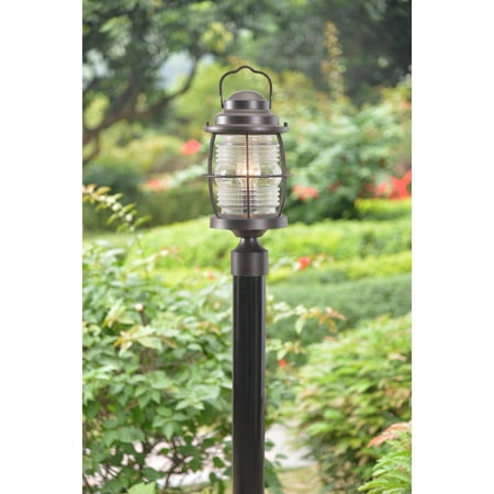 Beacon 1 Light Post Lantern with Copper Finish