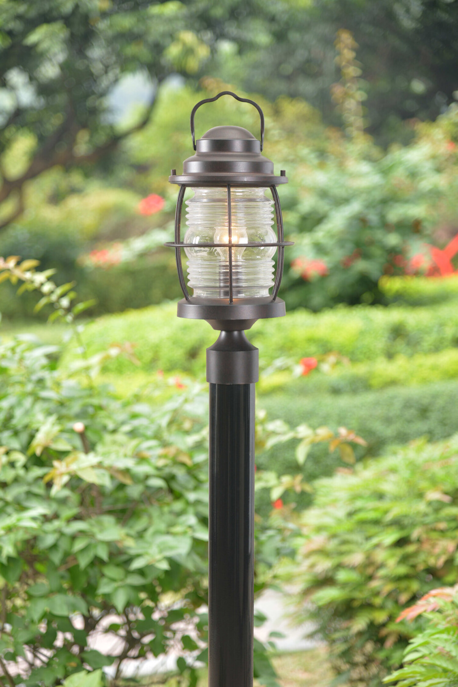 Beacon 1 Light Post Lantern with Copper Finish - image 1 of 8