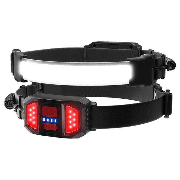 HEAD LAMP LED PLASTC BLK (Pack of 1)