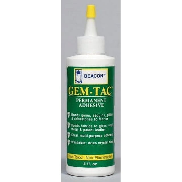 Beacon Clear GemTac Embellishing Glue, 4 oz. Bottle