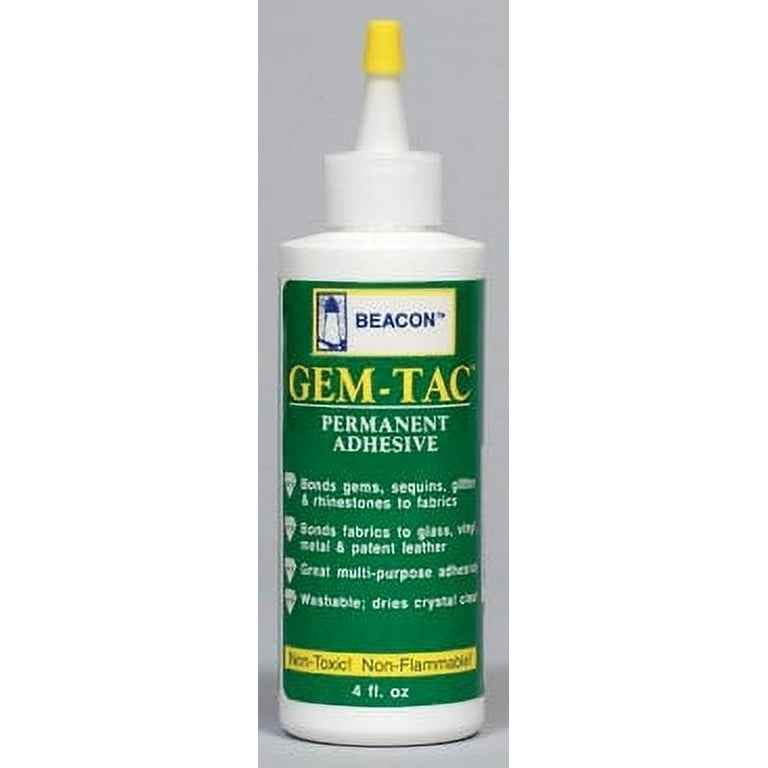 Gem Tac Embellishing Glue 4 floz (118ml) - Great for Crafts - Various Sizes