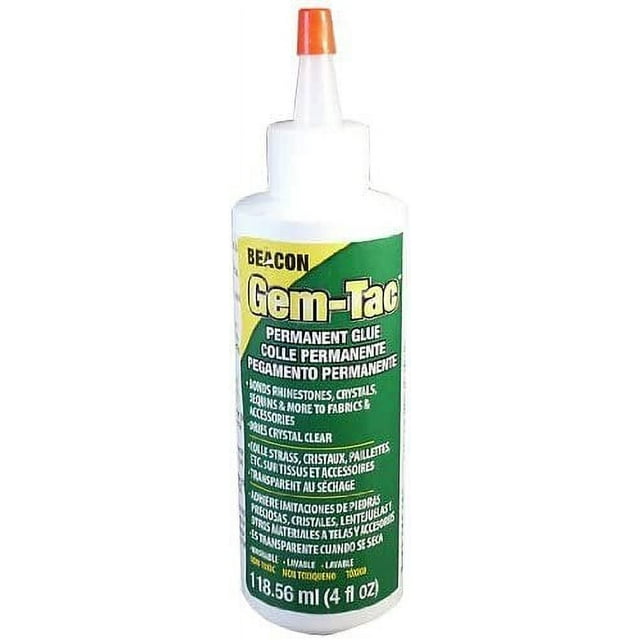 Beacon GemTac Permanent Adhesive, 4Ounce