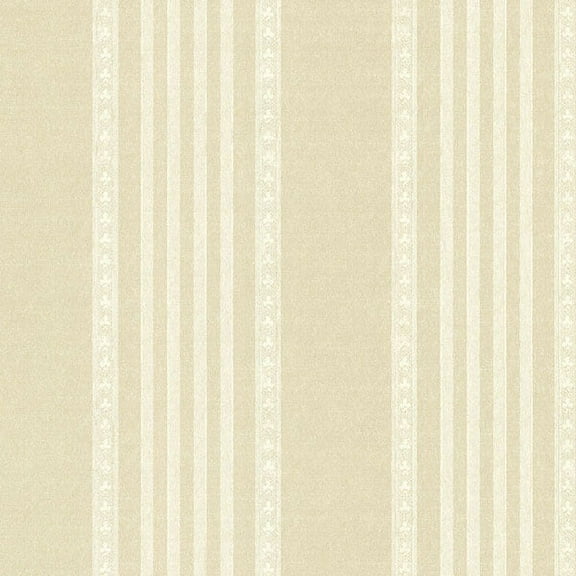 Beacon House Adria Champagne Jacquard Stripe Wallpaper