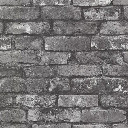 Beacon House Brickwork Slate Exposed Brick Wallpaper