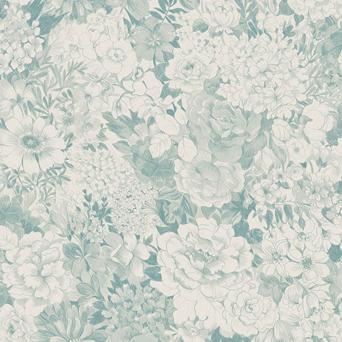 Beacon House Kita Turquoise Song Garden Wallpaper