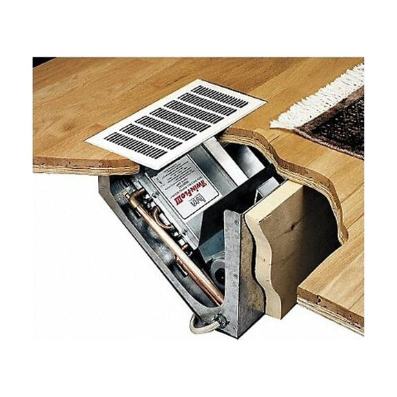 Beacon Morris Hydronic Heater In Floor Cabinet, 24" H FK84