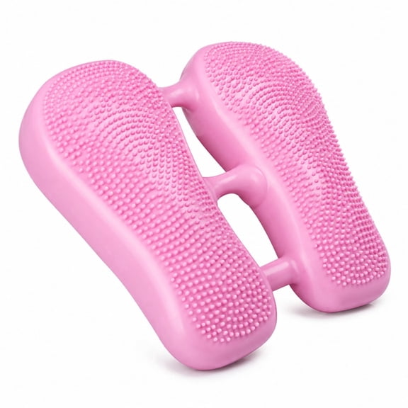 Beacozofu Portable Foot Exerciser, Pink Foot Massager with Acupressure Nubs for Home Fitness