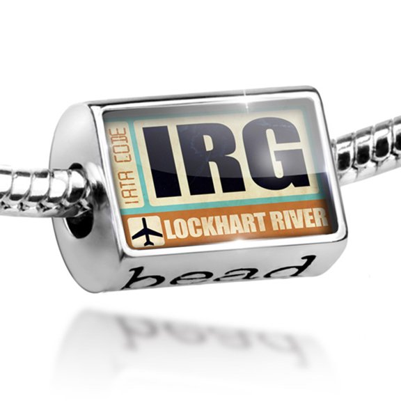 Bead Airportcode IRG Lockhart River Charm Fits All European Bracelets
