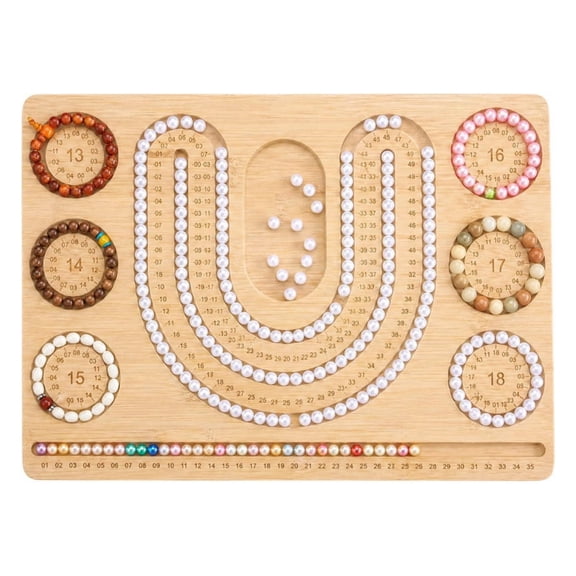 Bead Board for Jewelry Making, Kvago Beading Tray Design Mat for Necklaces, Bracelets, and Crafts, Portable DIY Bracelet Bead Board with Measuring Slots Jewelry Making Supplies (12.8x11.02x0.39 in)