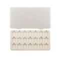 thumbnail image 1 of Bead Board Organizer Bead Sorting Pad Bead Storage Mat Sponge Material 21 Slot Design for Jewelry Artists and Crafters, 1 of 9